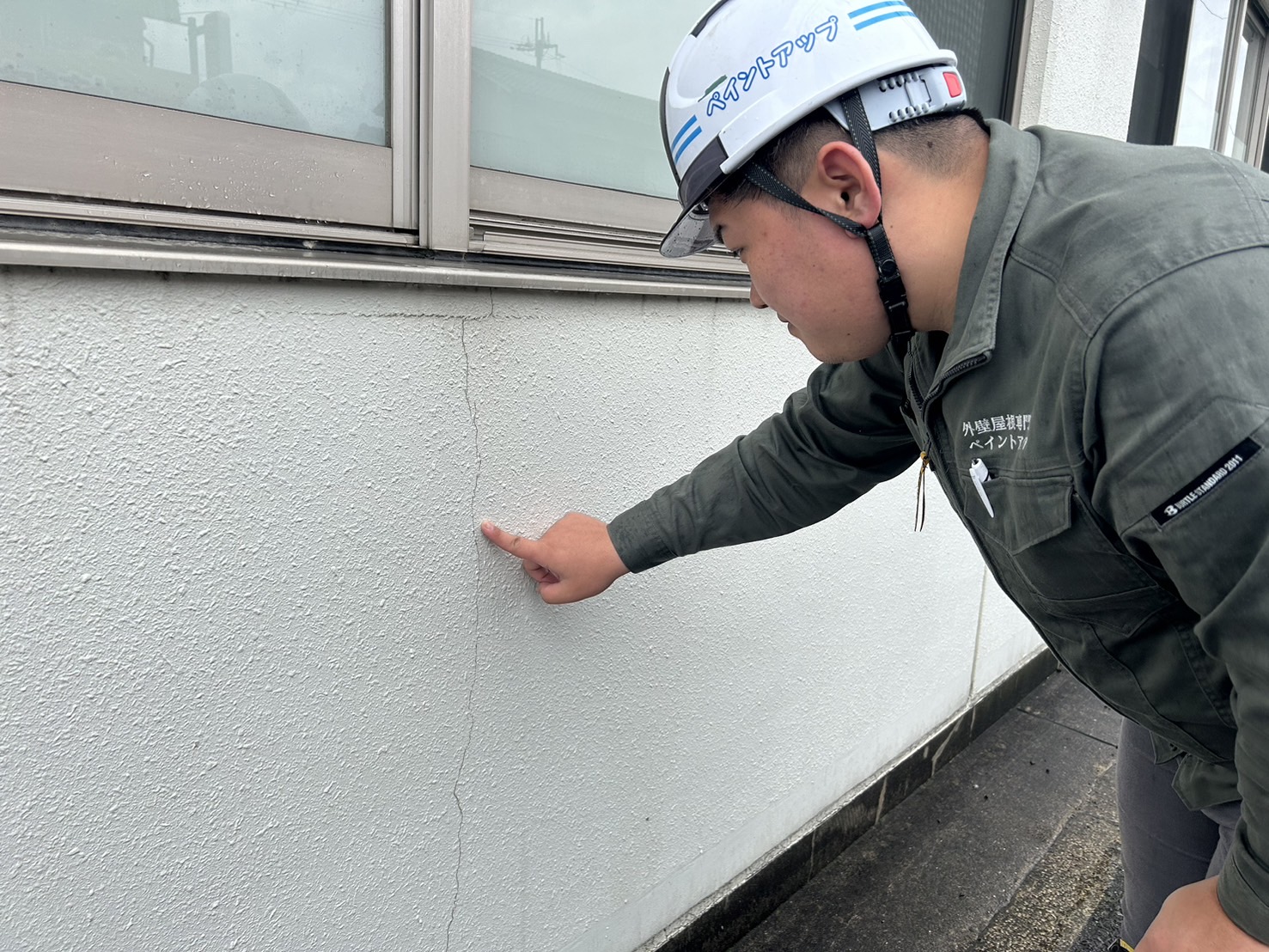 【堺市・和泉市・高石市】堺市西区 外壁塗装　現地調査